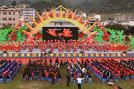 镇沅拉祜族哈尼族彝族自治县成立20周年庆服装制作