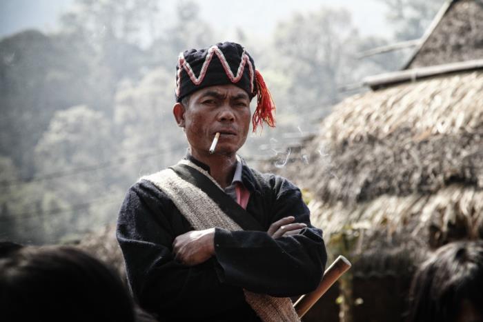 佤族传统男子服饰