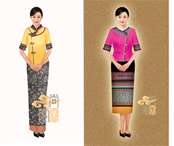 傣族民族工作服装