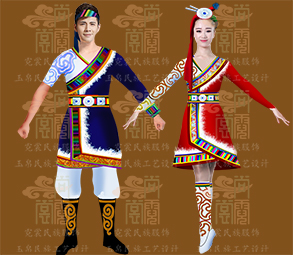 藏族舞蹈服