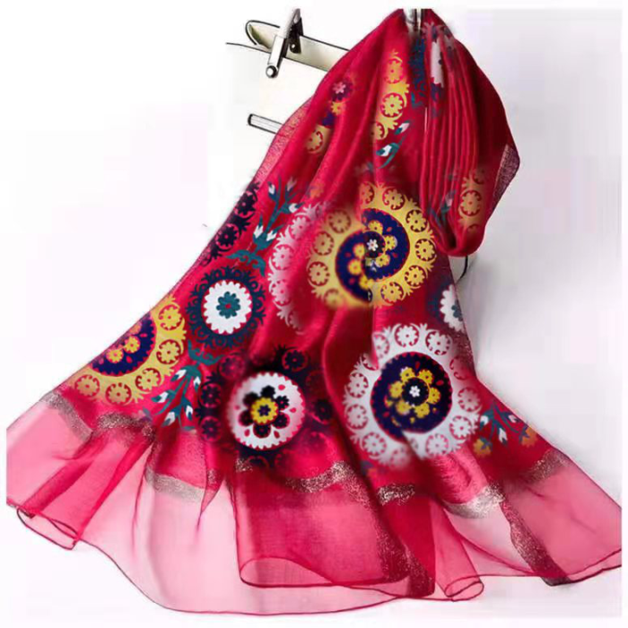 帕米尔旅游区丝巾设计